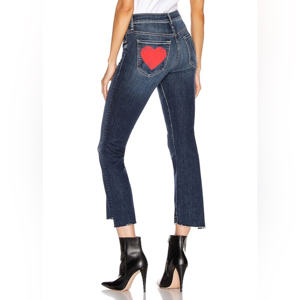 MOTHER The Insider Crop Step Fray Love On The Edge Jeans Size‎ 26 High Rise